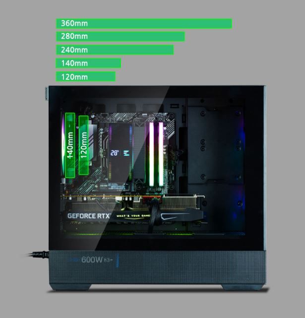 Корпус Zalman P30 Air Black без БП (P30AIRBLACK)