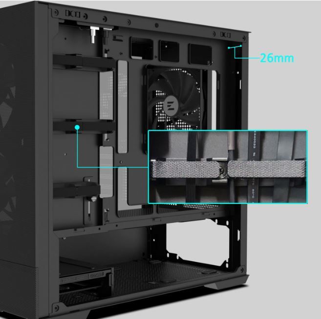Корпус Zalman P30 Air Black без БП (P30AIRBLACK)