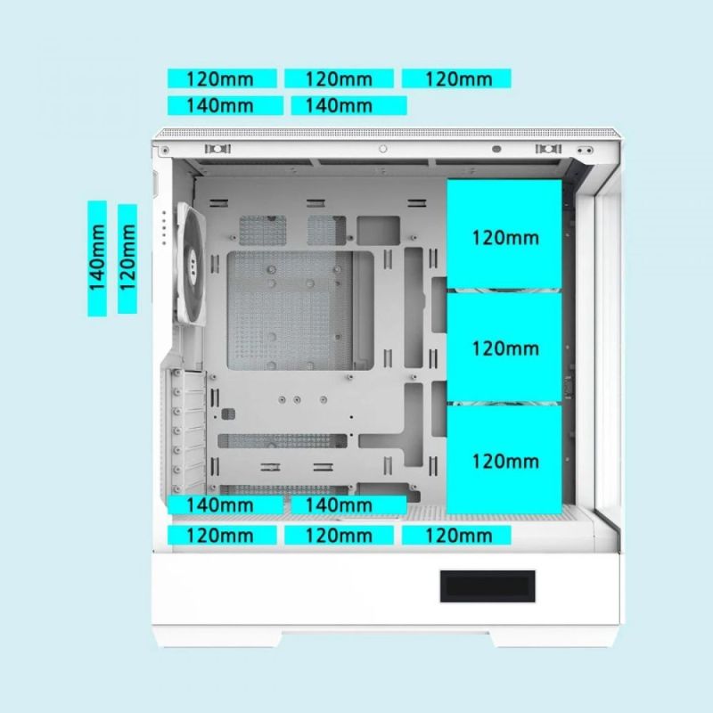 Корпус Zalman P50 DS White без БЖ (P50DSWHITE)
