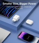 Мережевий зарядний пристрій Choetech (USB-C+USB-A) White (PD6052-EU-WH)