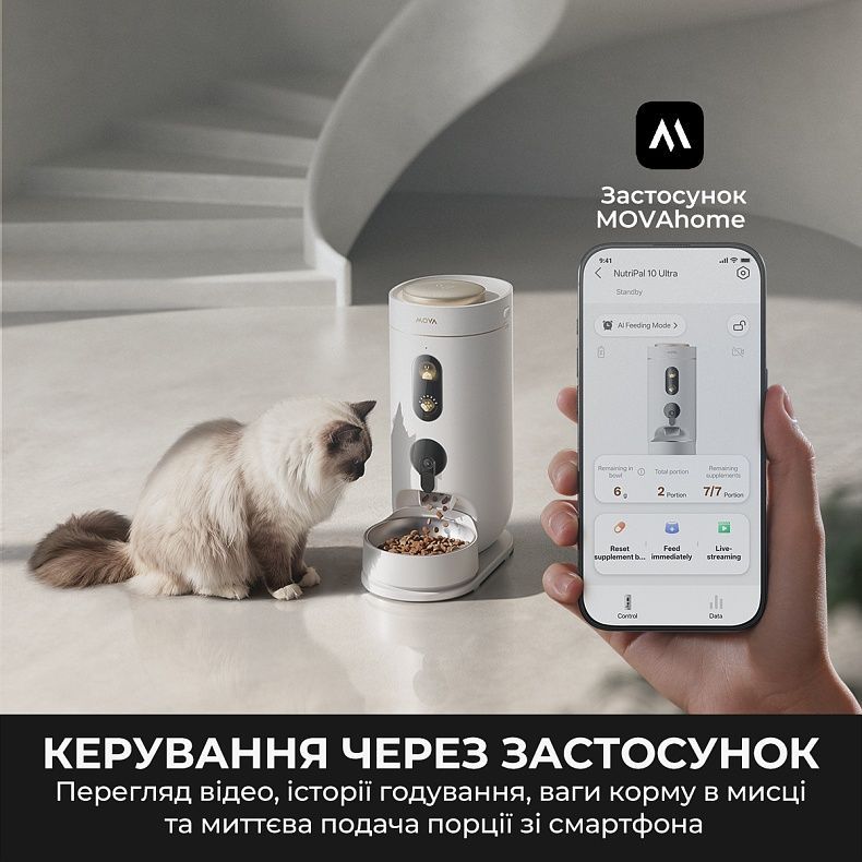 Смарт-кормушка Mova Nutripal 10 Ultra (PF20A)