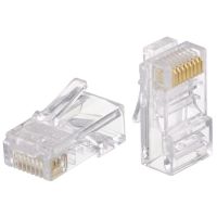Конектор RJ 45 Cablexpert із позолоченими контактами (100 шт/уп) (PLUG3UP6/100)