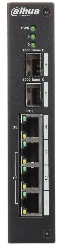 POE коммутатор Dahua (DH-PFS4206-4P-96)