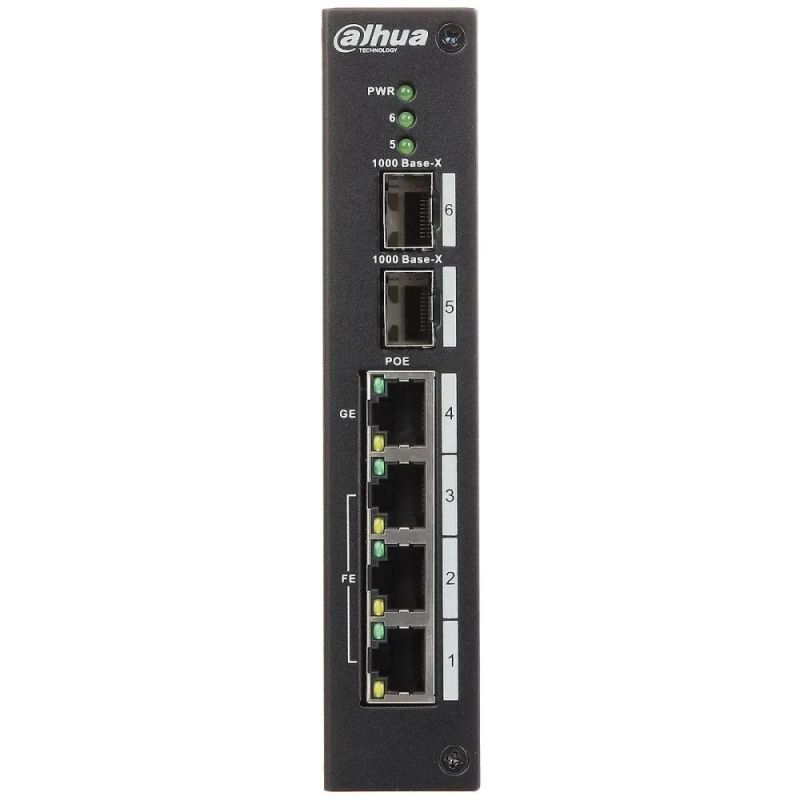 POE коммутатор Dahua (DH-PFS4206-4P-96)
