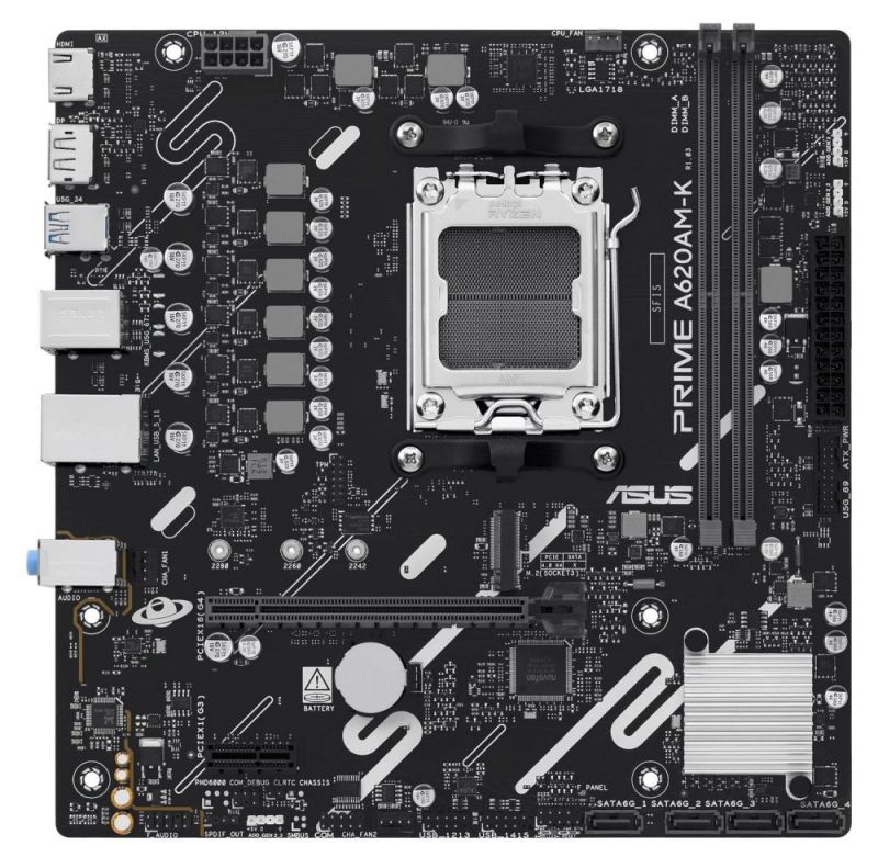 Материнська плата Asus Prime A620AM-K Socket AM5 (PRIME A620AM-K)