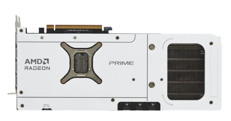 Відеокарта AMD Radeon RX 9070 XT 16GB GDDR6 Prime White OC Asus (PRIME-RX9070XT-O16G-WHITE)