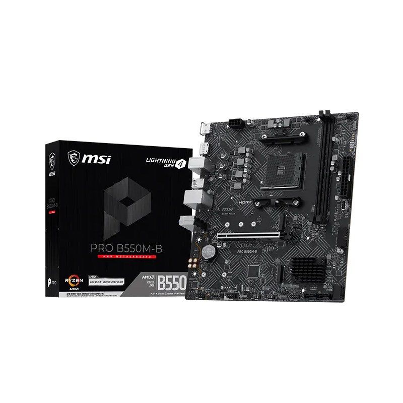 Материнська плата MSI Pro B550M-B Socket AM4 (PRO B550M-B)