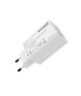 Мережевий зарядний пристрій Sigma mobile X-power 65W GaN, PD, QC (2xUSB-C + 1xUSB-A) White (PS65-01)