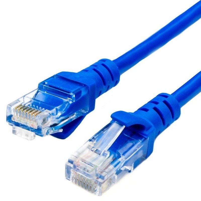 Патч-корд литой, UTP, RJ45, Cat.5e, 25m, синий (9172)
