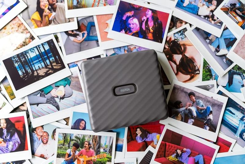 Принтер миттєвого друку Fujifilm Instax Link Wide Mocha Gray EX D (16719586)
