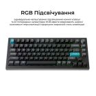 Клавіатура бездротова Keychron Q1 Ultra Keychron Red Switch Black RGB (Q1U-M1-UA)