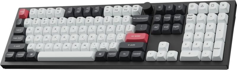 Клавиатура беспроводная Keychron Q6 HE Magnetic Switch Black RGB (Q6H-M1-UA)