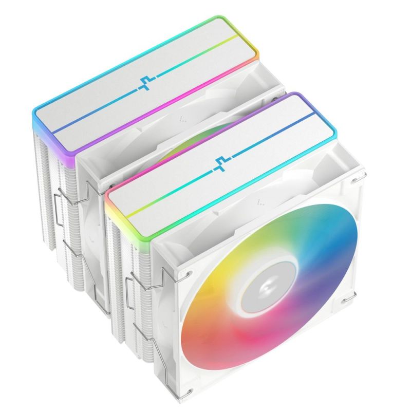 Кулер процесорний DeepCool AG620 WH ARGB V2 (R-AG620-WHAMMN-GJD)