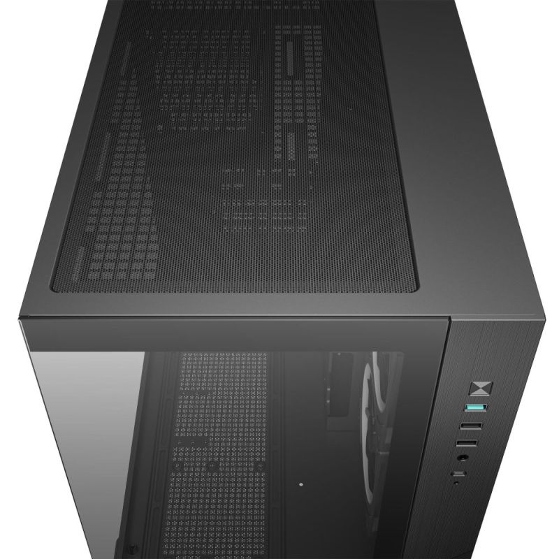 Корпус DeepCool CG330 3F Black без БЖ (R-CG330-BKNGM3-G)