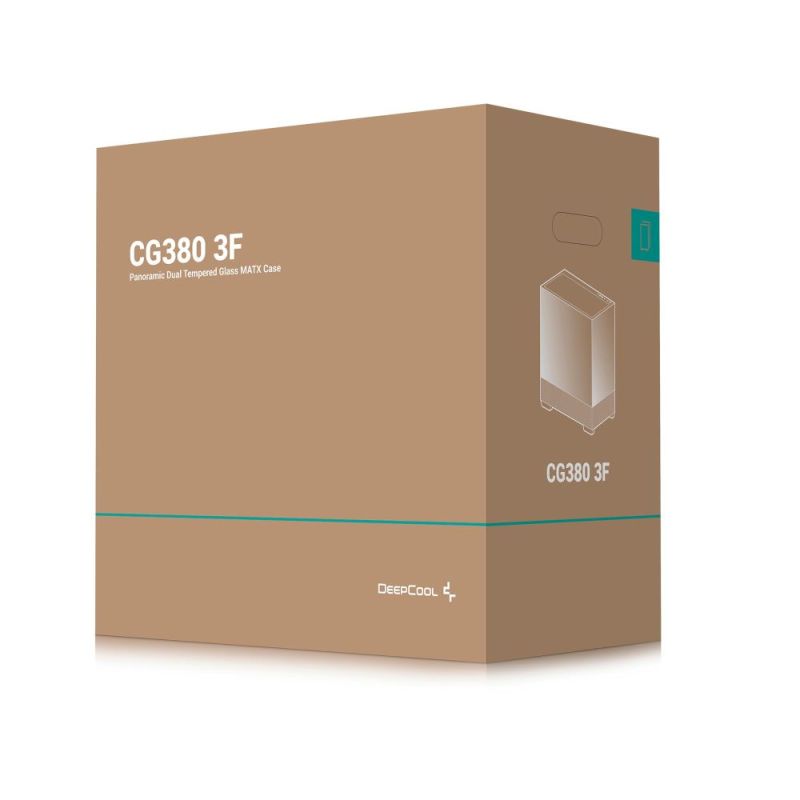 Корпус DeepCool CG380 3F Black без БП (R-CG380-BKAGM3-G)