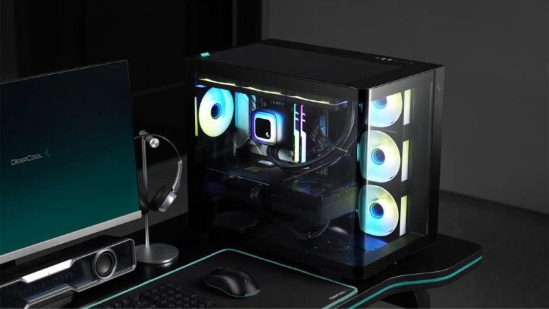 Корпус DeepCool CG530U 4F Black без БП (R-CG530U-BKAGA4-G)