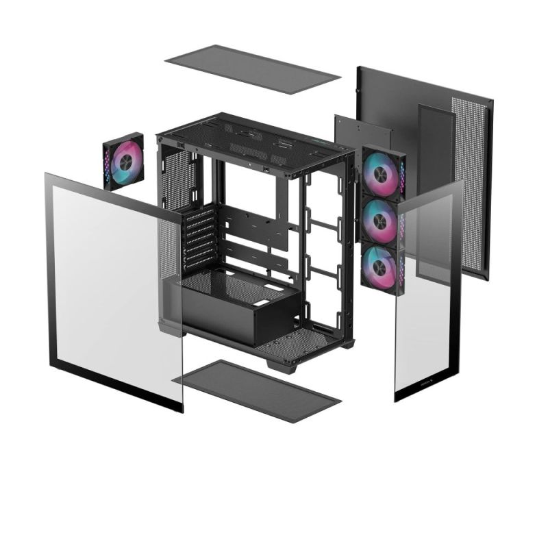 Корпус DeepCool CG580 4F Black без БЖ (R-CG580-BKADA4-G-1)