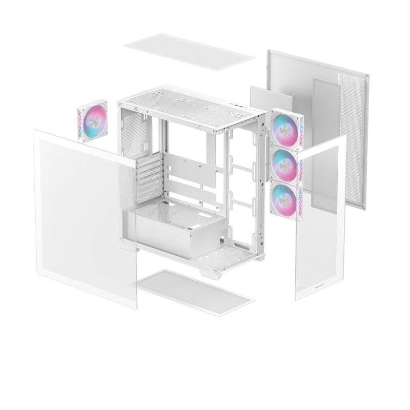 Корпус DeepCool CG580 4F White без БП (R-CG580-WHADA4-G-1)