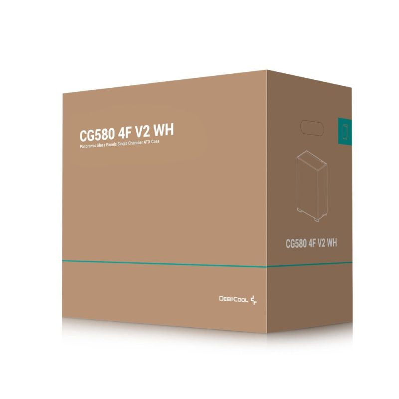 Корпус DeepCool CG580 4F V2 White без БЖ (R-CG580-WHADA4-G-2)
