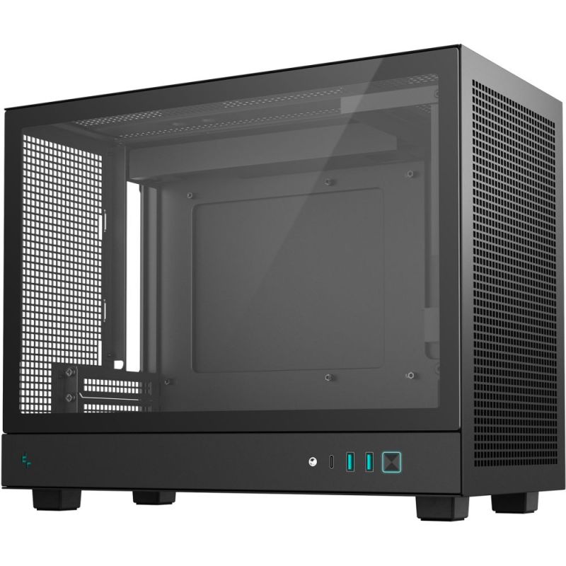Корпус DeepCool CH160 Plus Black без БЖ (R-CH160-BKNGM0-G)