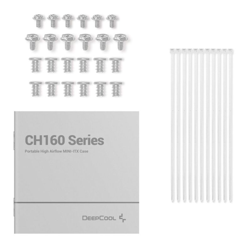 Корпус DeepCool CH160 White без БЖ (R-CH160-WHNGI0-G-1)
