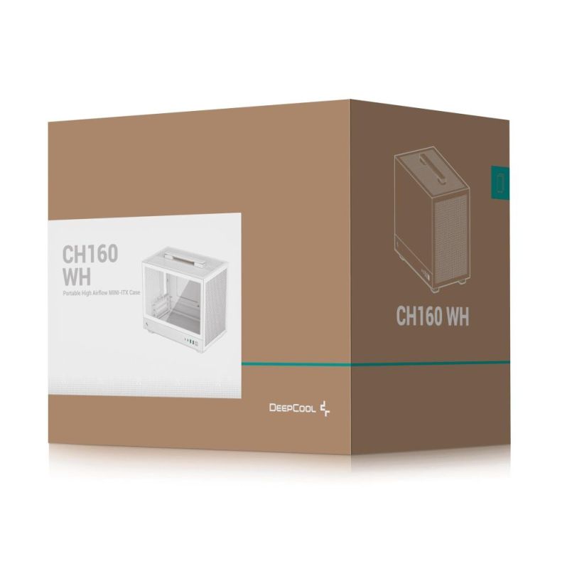 Корпус DeepCool CH160 White без БЖ (R-CH160-WHNGI0-G-1)