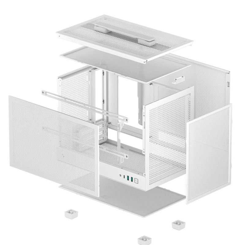 Корпус DeepCool CH160 Mesh White без БЖ (R-CH160-WHNMI0-G-1)