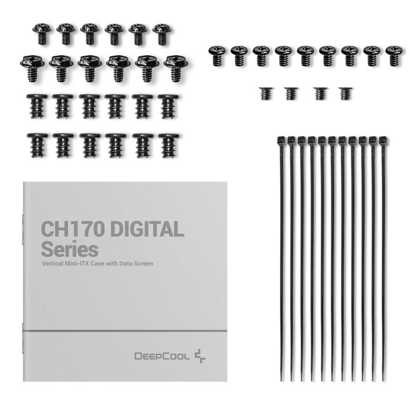 Корпус DeepCool CH170 Digital Black без БЖ (R-CH170-BKNPI0D-G-1)