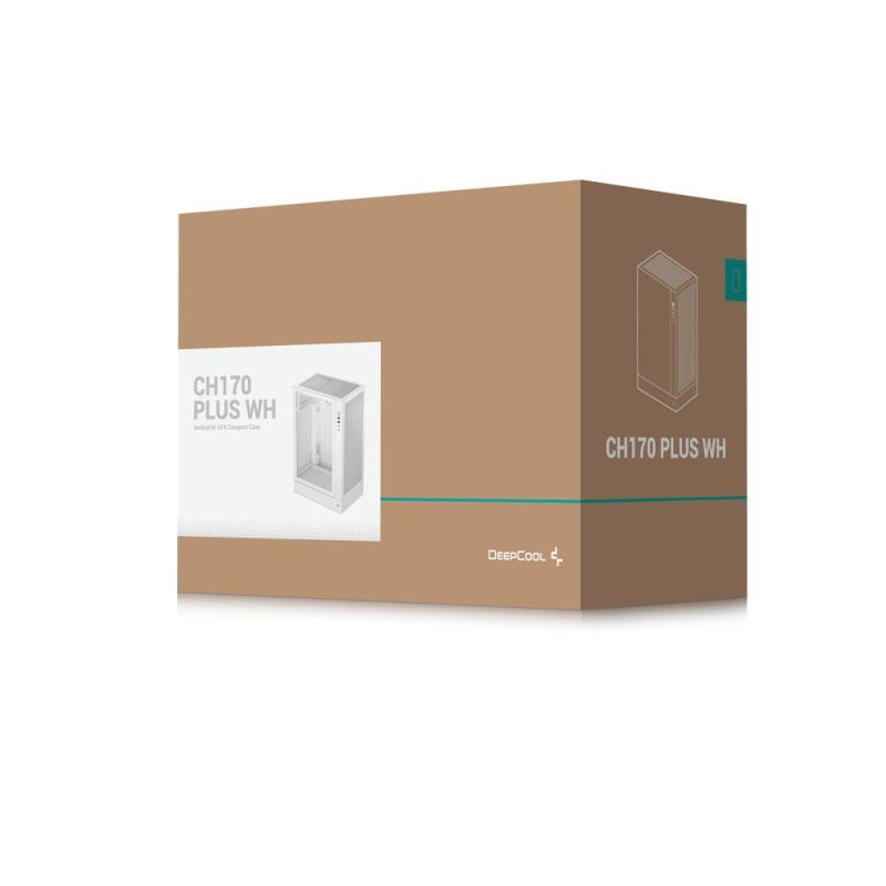 Корпус DeepCool CH170 Plus White без БЖ (R-CH170-WHNGM0-G)