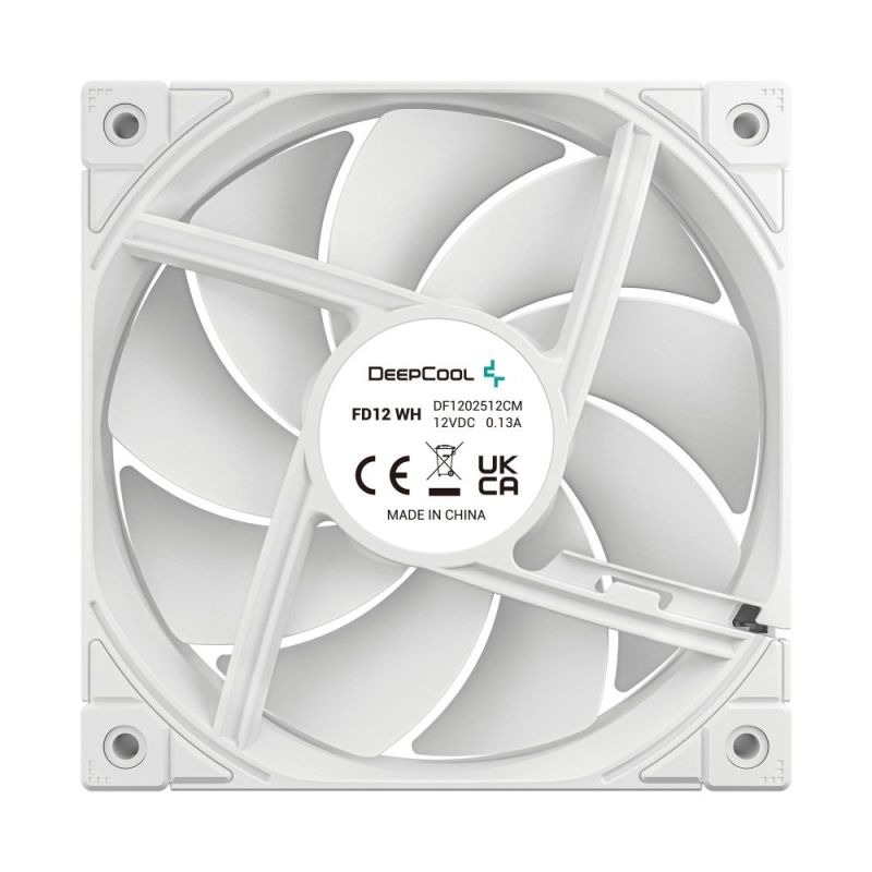 Вентилятор DeepCool FD12 WH (R-FD12-WHNPN1-G)