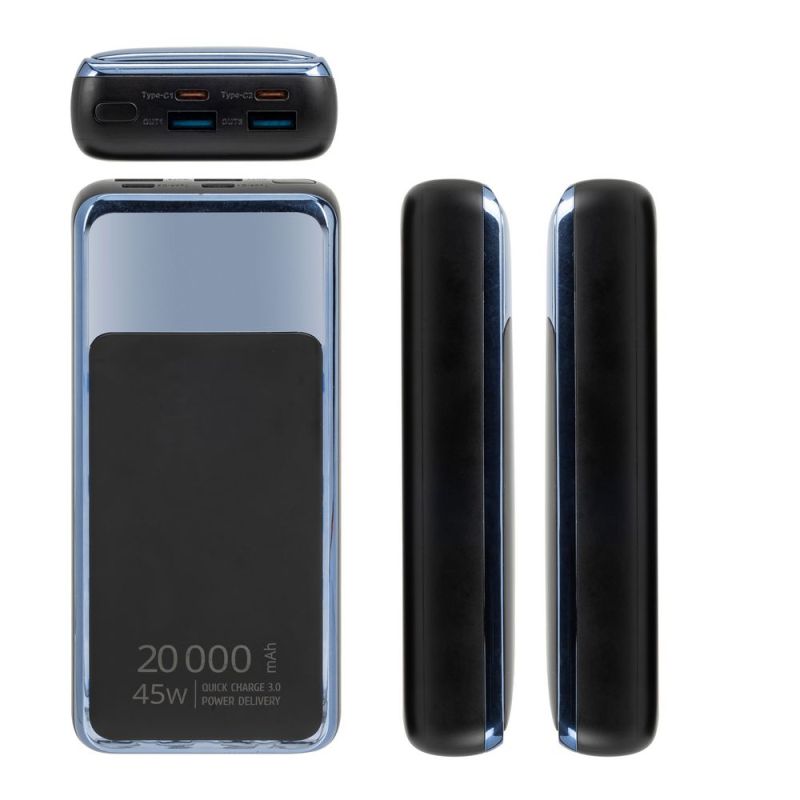 Универсальная мобильная батарея Rivacase Rivapower 20000mAh Black (VA1075) (RIVAPOWER VA1075 (Black))