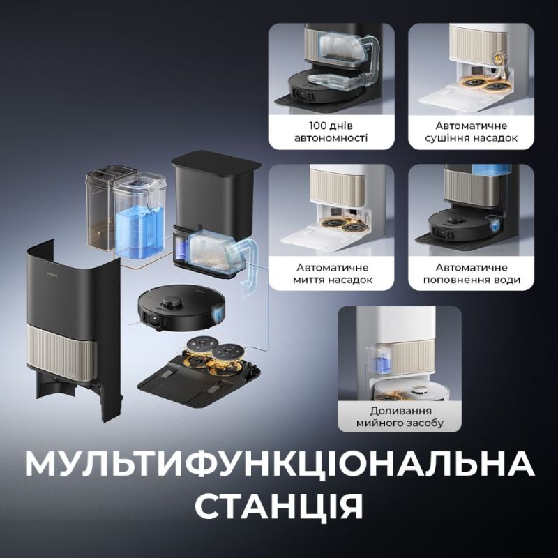 Робот-пылесос Dreame Bot L40s Pro Ultra Black (RLL74CE-Bl)