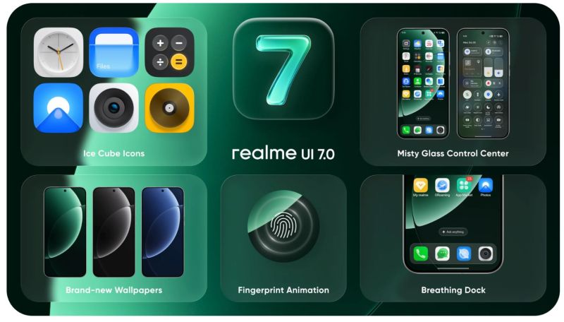 Смартфон Realme 16 5G 8/256GB (RMX5171) Air Black (RMX5171 8/256GB Air Black)