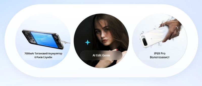 Смартфон Realme 16 5G 8/256GB (RMX5171) Air White (RMX5171 8/256GB Air White)