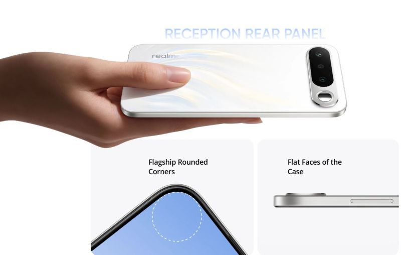 Смартфон Realme 16 5G 8/256GB (RMX5171) Air White (RMX5171 8/256GB Air White)