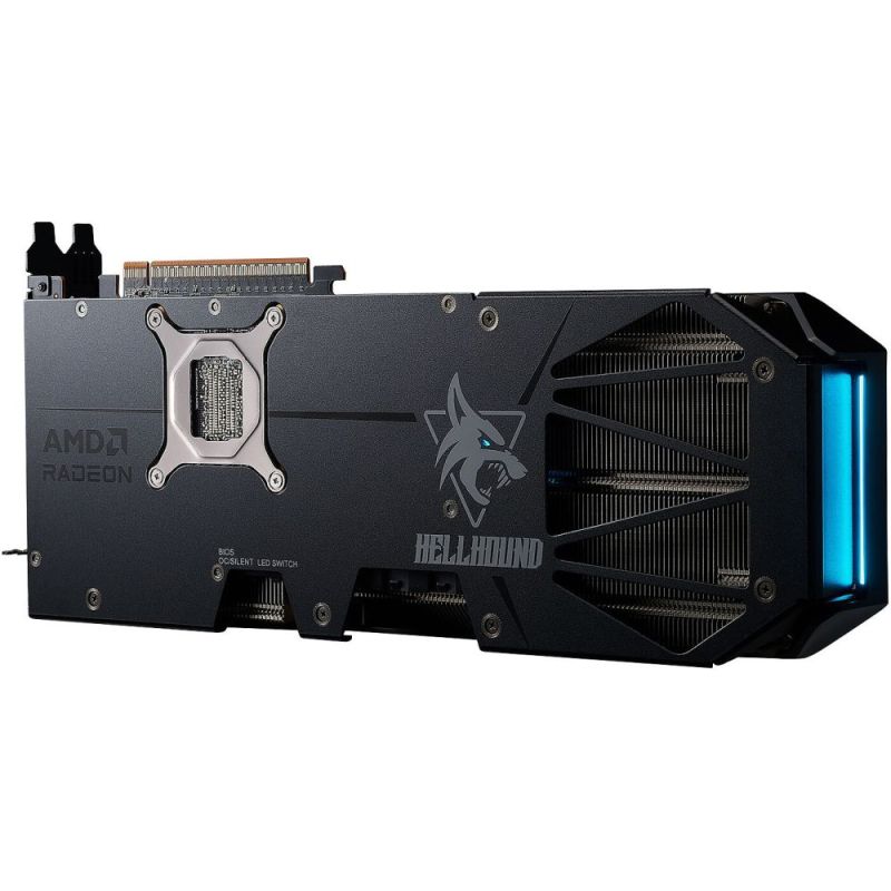 Відеокарта AMD Radeon RX 9070 XT 16GB GDDR6 Hellhound PowerColor (RX9070XT 16G-L/OC) (RX 9070 XT 16G-L/OC)