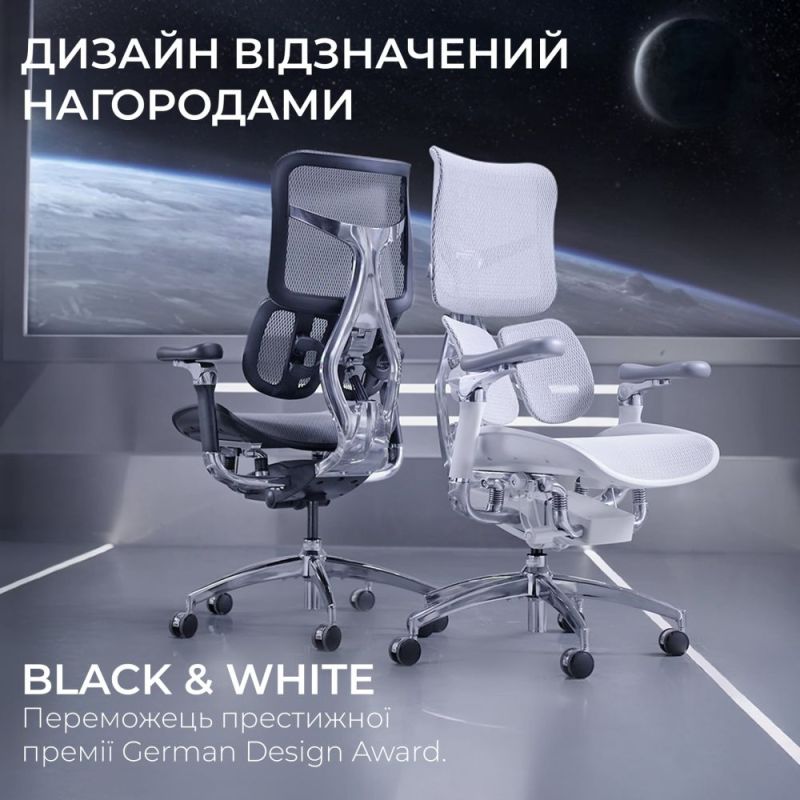 Крісло офісне Sihoo Doro S300 Mesh Dark Grey (S300-M201)