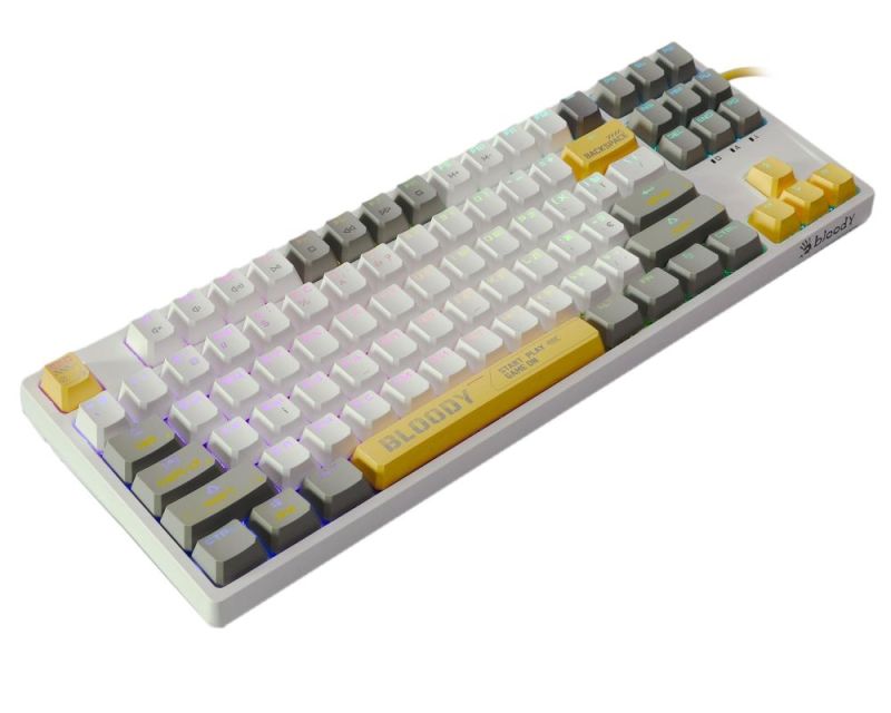 Клавіатура Bloody S87 Energy White (S87 (Energy White))