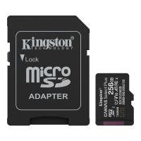Карта пам`яті MicroSDXC 256GB UHS-I Class 10 Kingston Canvas Select Plus R150MB/s + SD-адаптер (SDCS3/256GB)