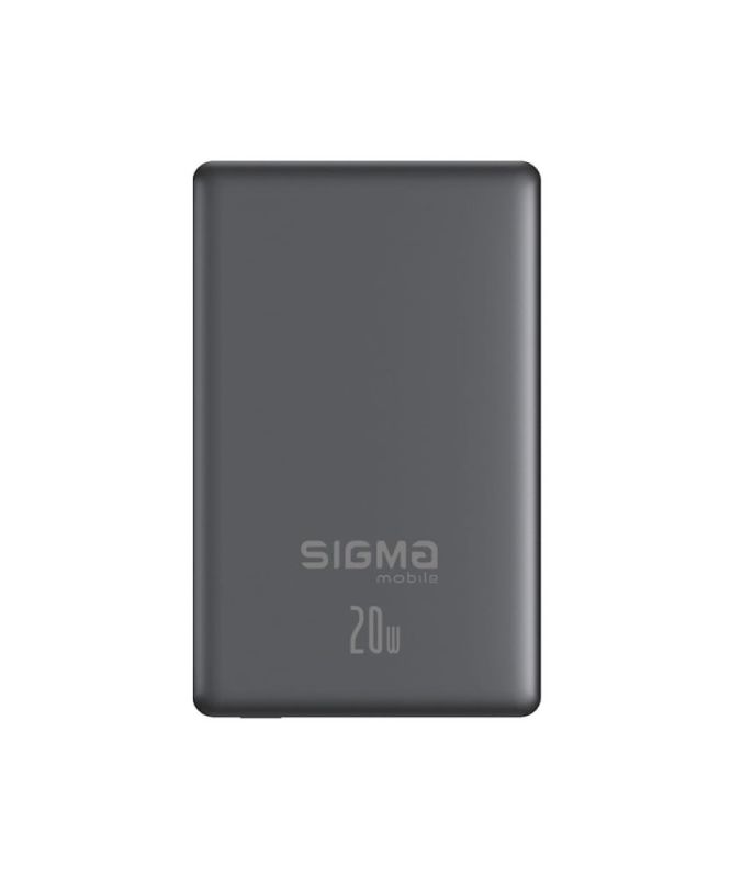 Універсальна мобільна батарея Sigma mobile X-power 10000mAh Grey (SI10A7QL-MAG)