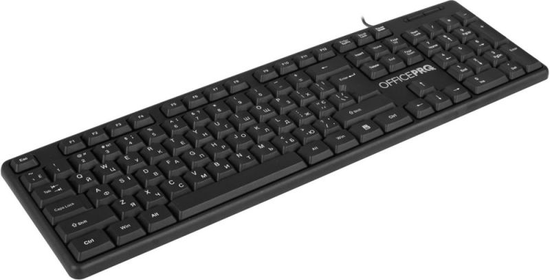 Клавиатура OfficePro Black  (SK166)