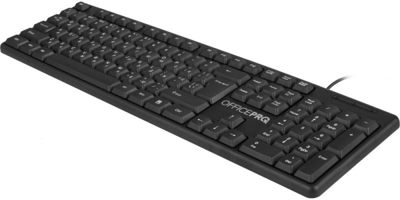 Клавиатура OfficePro Black  (SK166)
