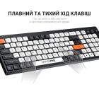 Клавіатура бездротова OfficePro Bluetooth Black/White (SK985BO)
