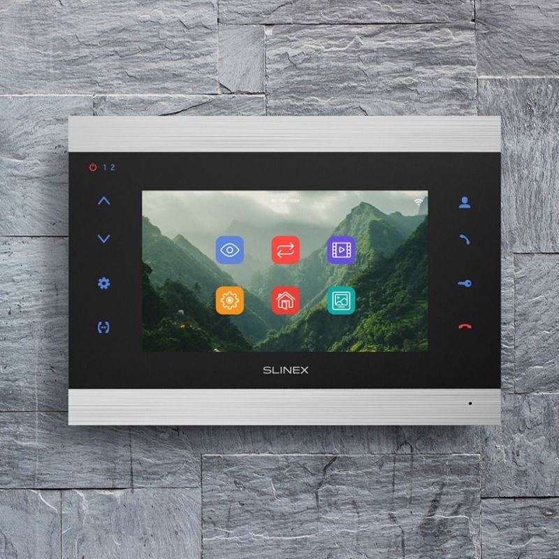 IP-відеодомофон Slinex SL-07N Cloud Silver/Black (SL-07N Cloud (silver + black))