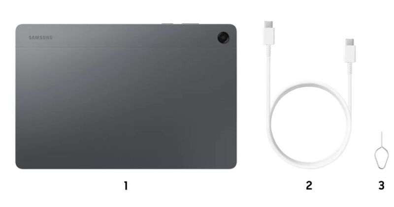 Планшет Samsung Galaxy Tab A11+ SM-X236 8/256GB 5G Gray (SM-X236BZAPEUC)