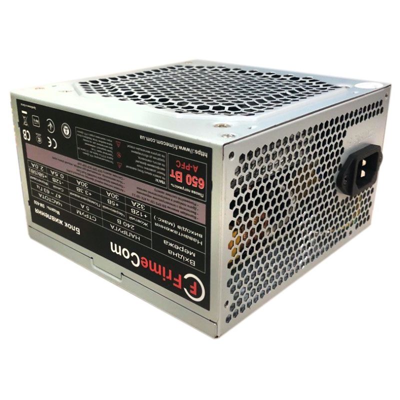Блок живлення FrimeCom 650W, 12см, без кабеля живлення (SM650)
