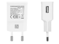 Мережевий зарядний пристрій Samsung (1USB, 1.55А) White (EP-TA50EWE) OEM (EP-TA50EWE-OEM)