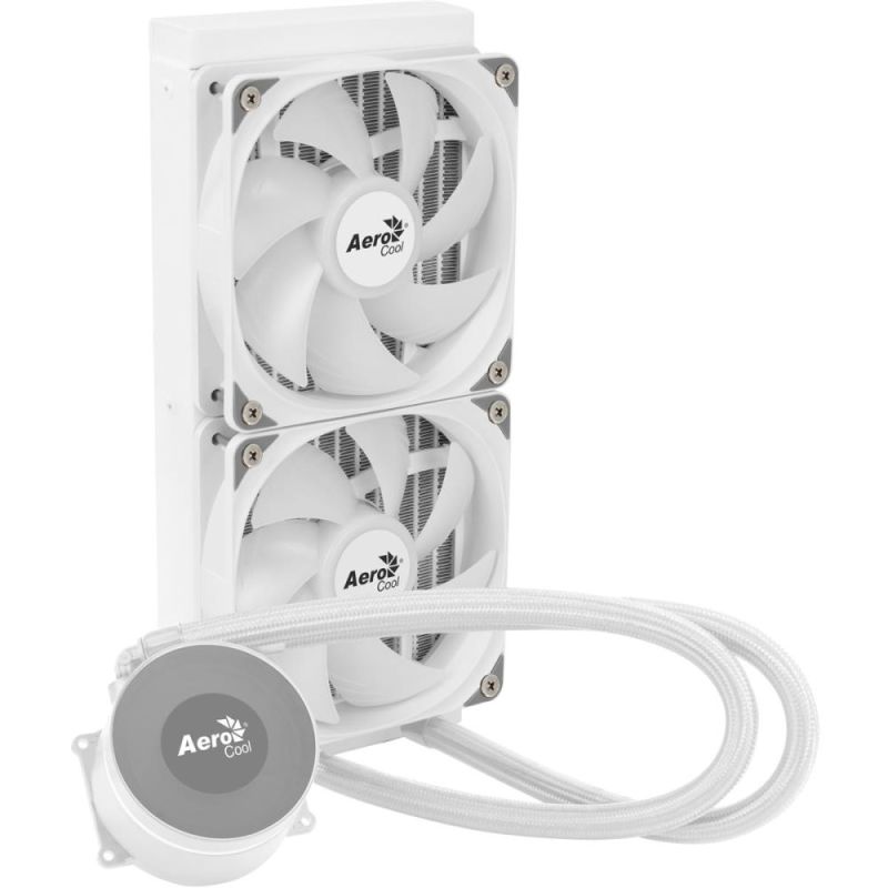 Система водяного охлаждения AeroCool Oasis L240 White (ACLA-OA24117.21)