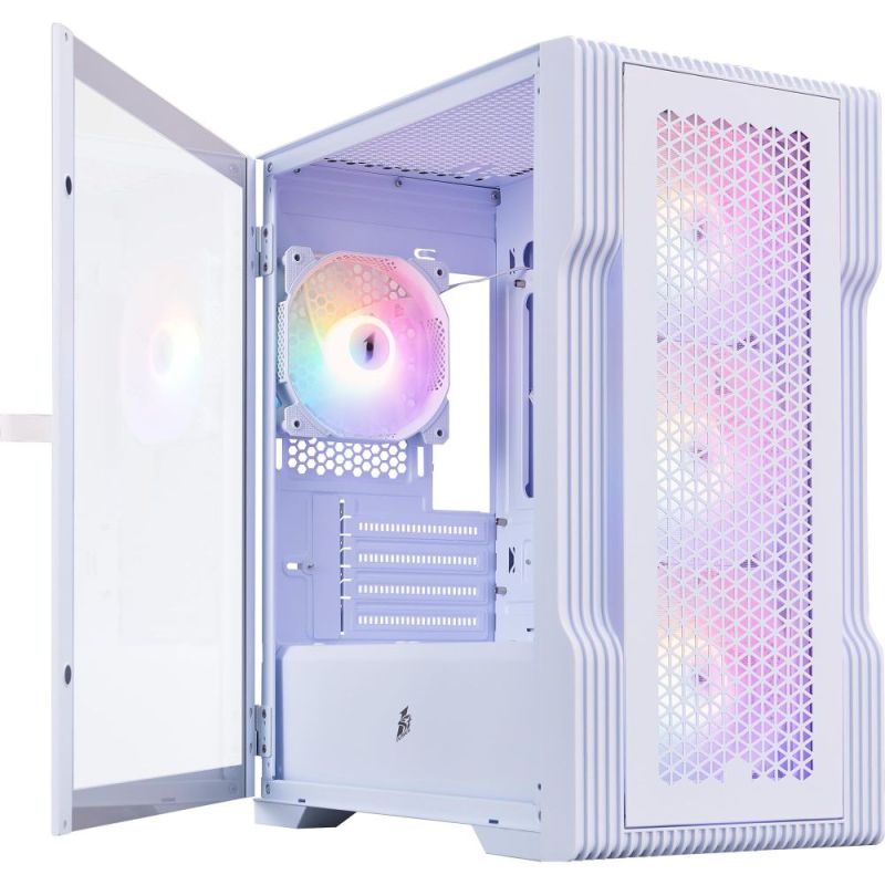 Корпус 1stPlayer White без БЖ (T3-WH-4F1-W)