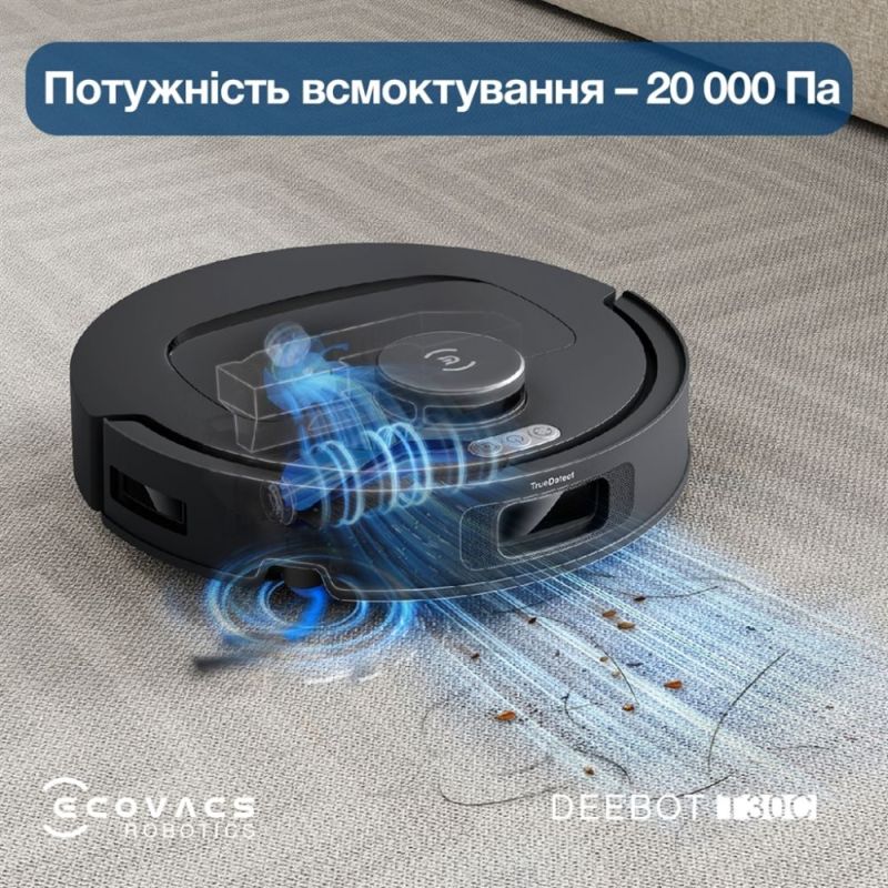 Робот-пылесос Ecovacs Deebot T30C Black (DLX71) (T30CDLX71 Black)